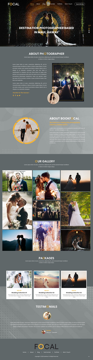 Web Design by pb for bookfocal.com | Design: #30657401