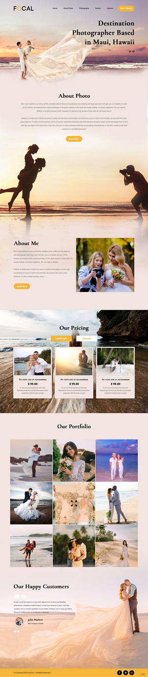 Web Design by pb for bookfocal.com | Design: #30657405