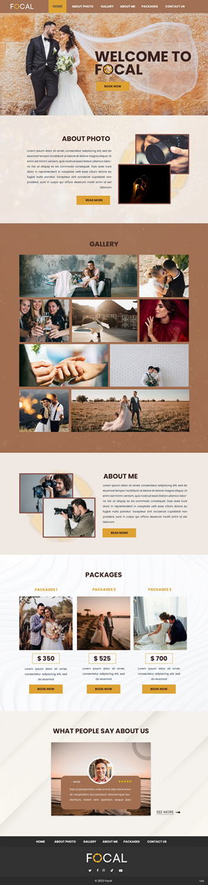 Web Design by pb for bookfocal.com | Design: #30657413