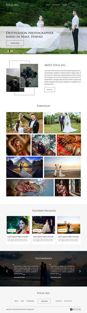 Web Design par Creations Box 2015 pour bookfocal.com | Design #30649866