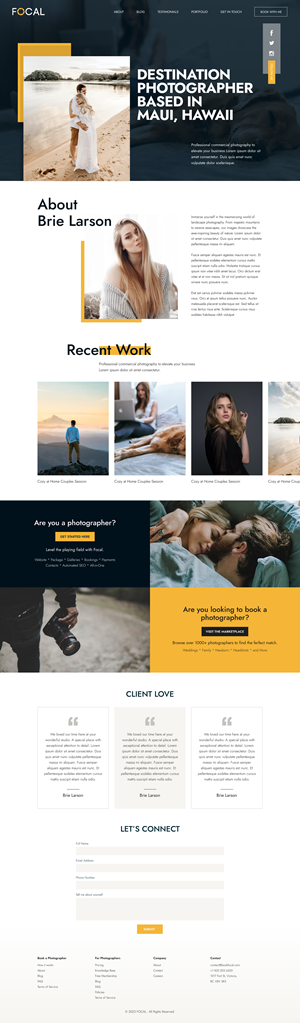 Web Design by Dolyjahin7 for bookfocal.com | Design: #30704509