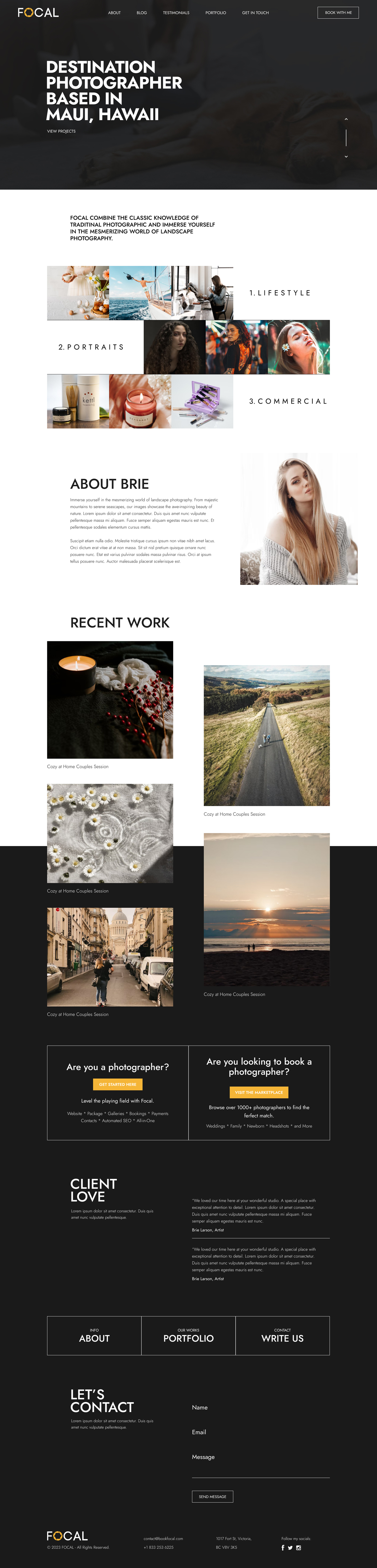 Web Design by Dolyjahin7 for bookfocal.com | Design #30704864