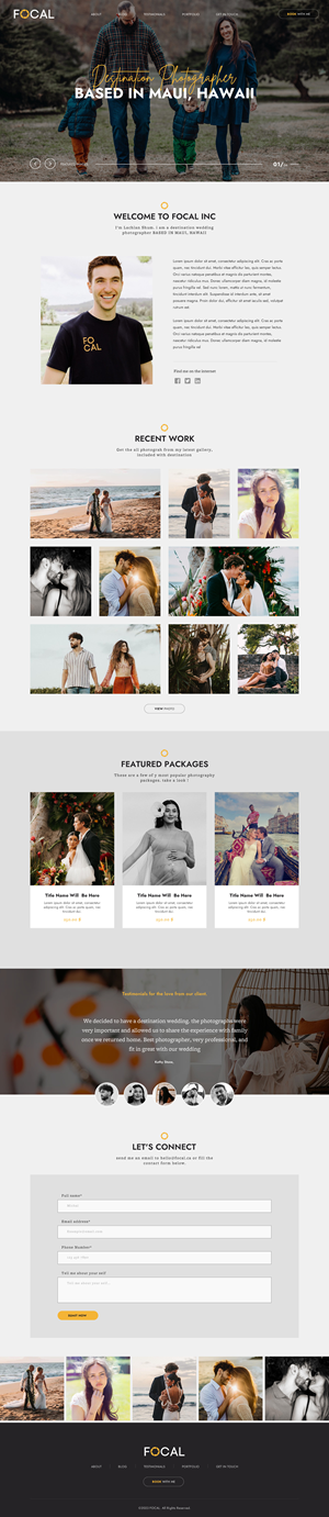 Web Design par UXUI TRIGGER pour bookfocal.com | Design #30682094