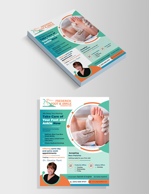 Flyer Design by KreativeMadz for Frederick Foot & Ankle | Design: #30649912