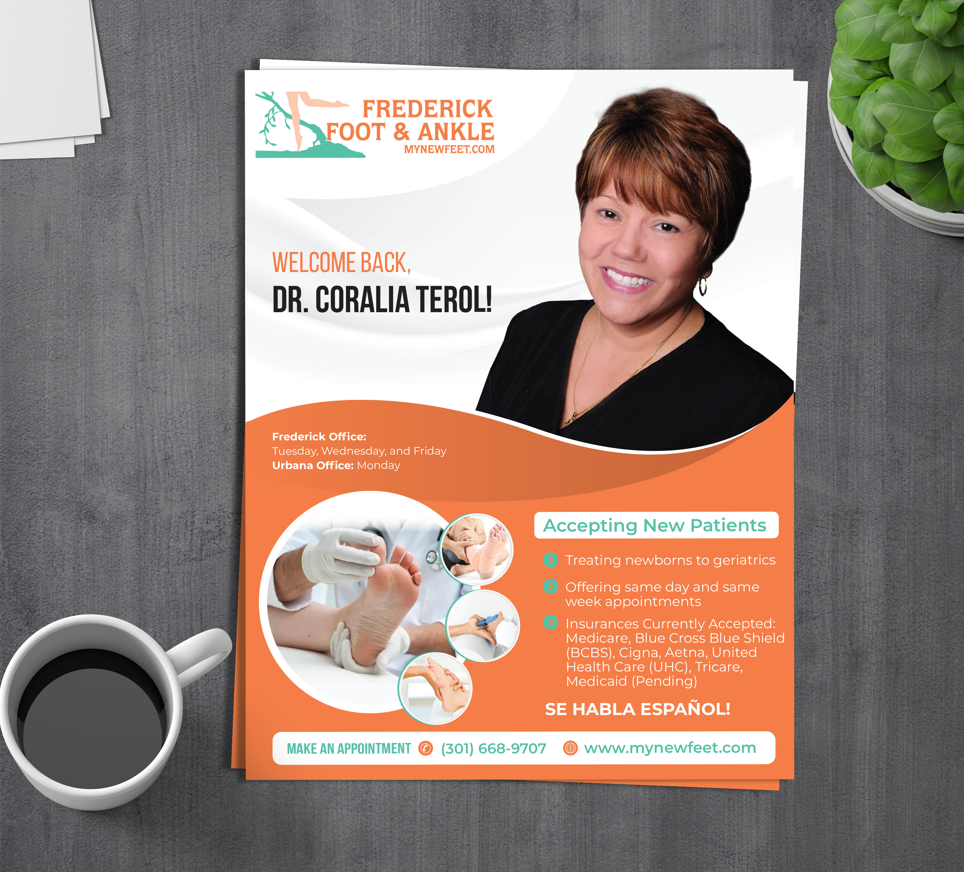 Flyer Design by alex989 for Frederick Foot & Ankle | Design #30650674