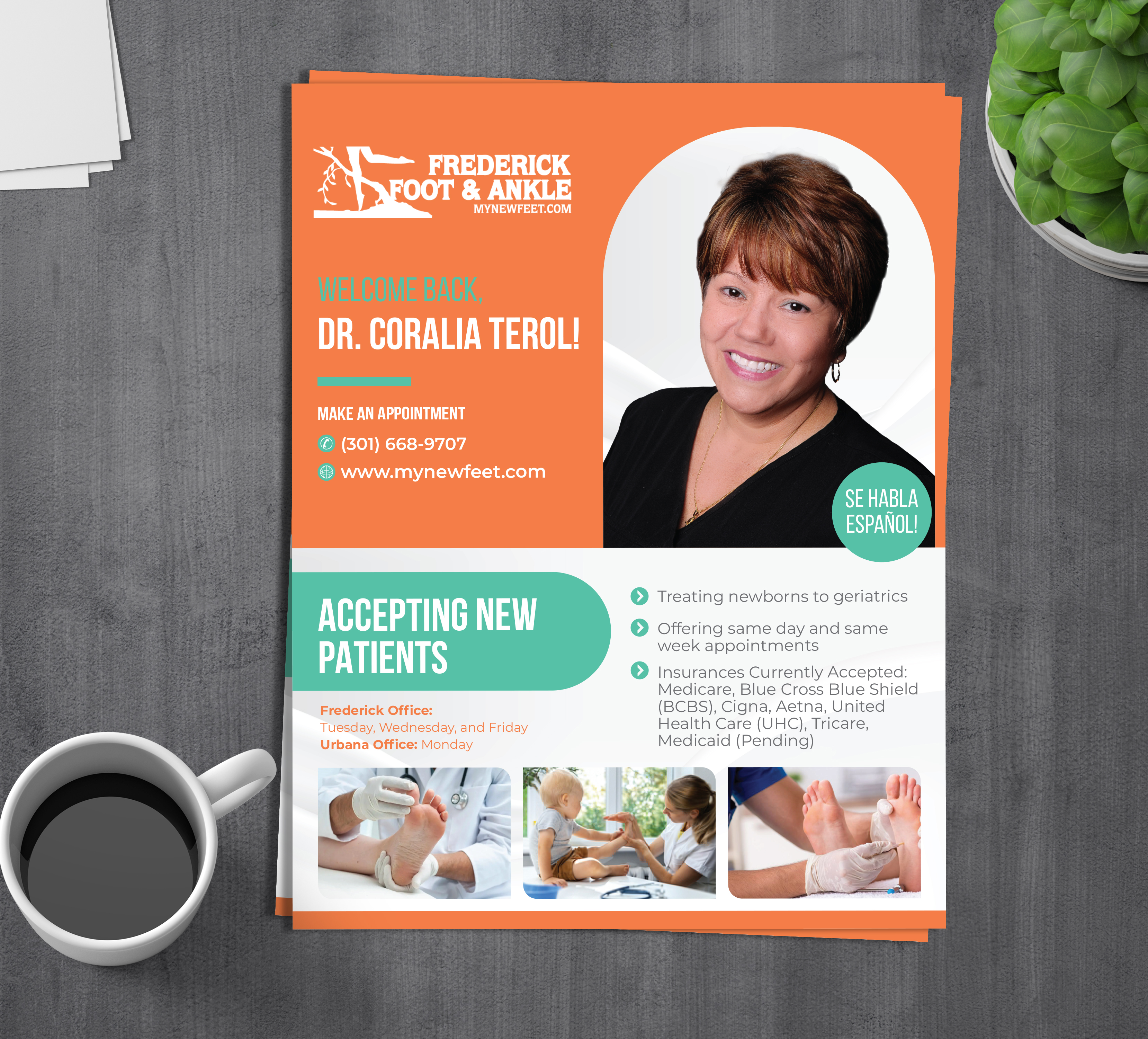 Flyer Design by alex989 for Frederick Foot & Ankle | Design #30651533