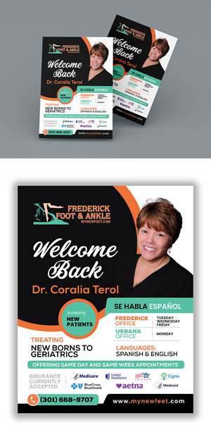 Flyer Design by debdesign for Frederick Foot & Ankle | Design: #30649339