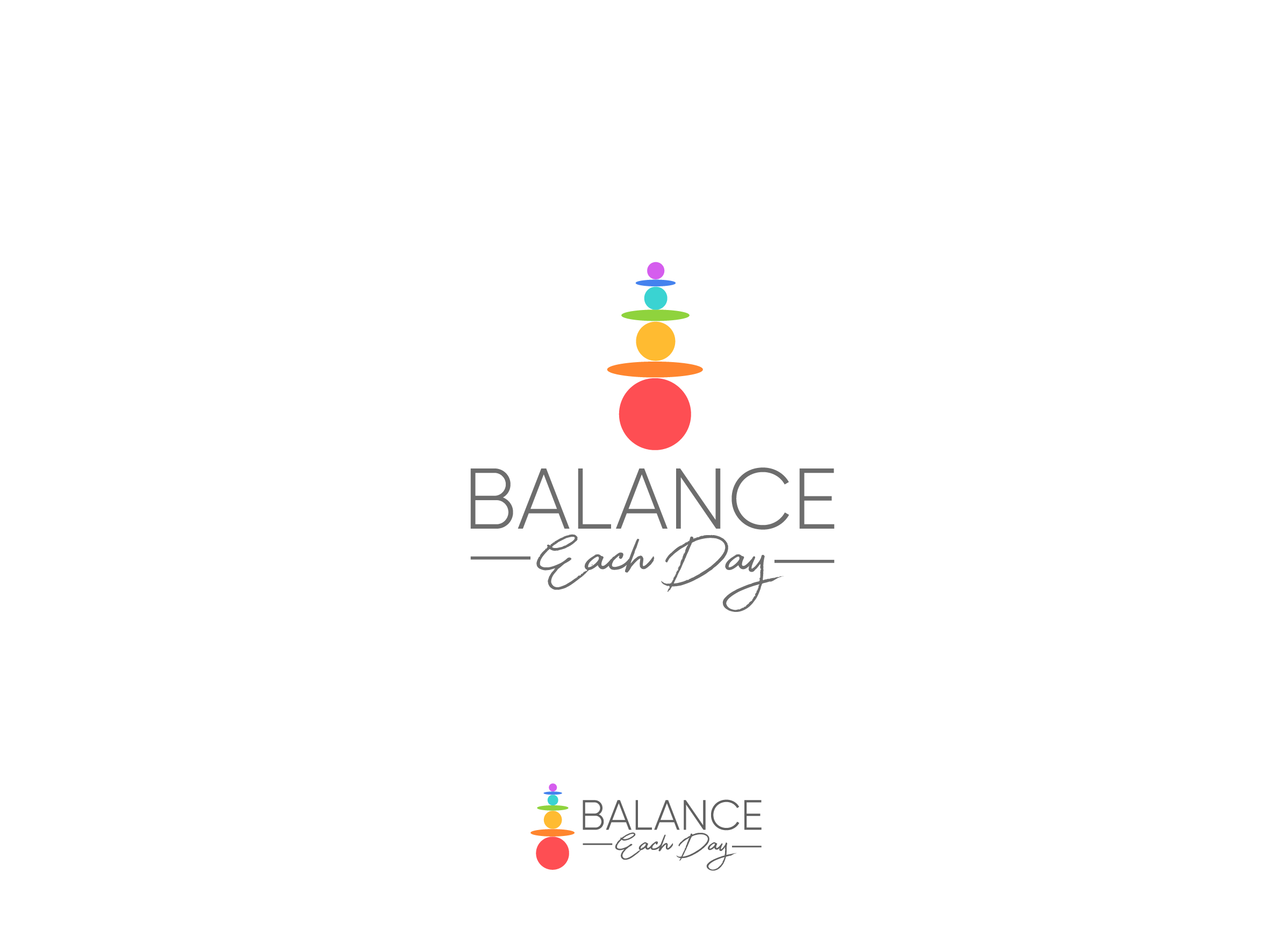 Logo Design by AbrinaDesign for BALANCE each day  | Design #30650307