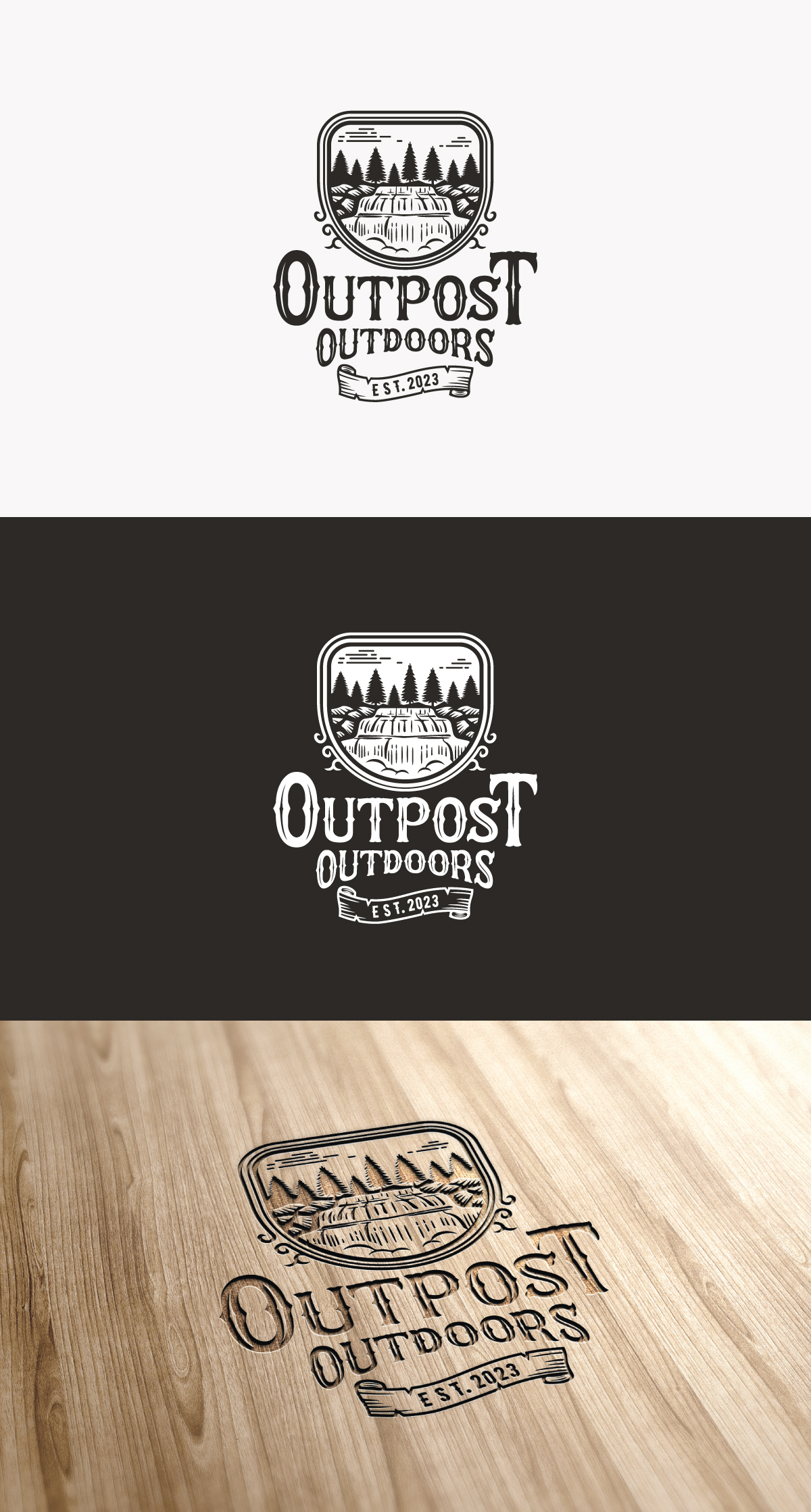 Logo Design by AnnaRoshch for The Outpost | Design #30690902