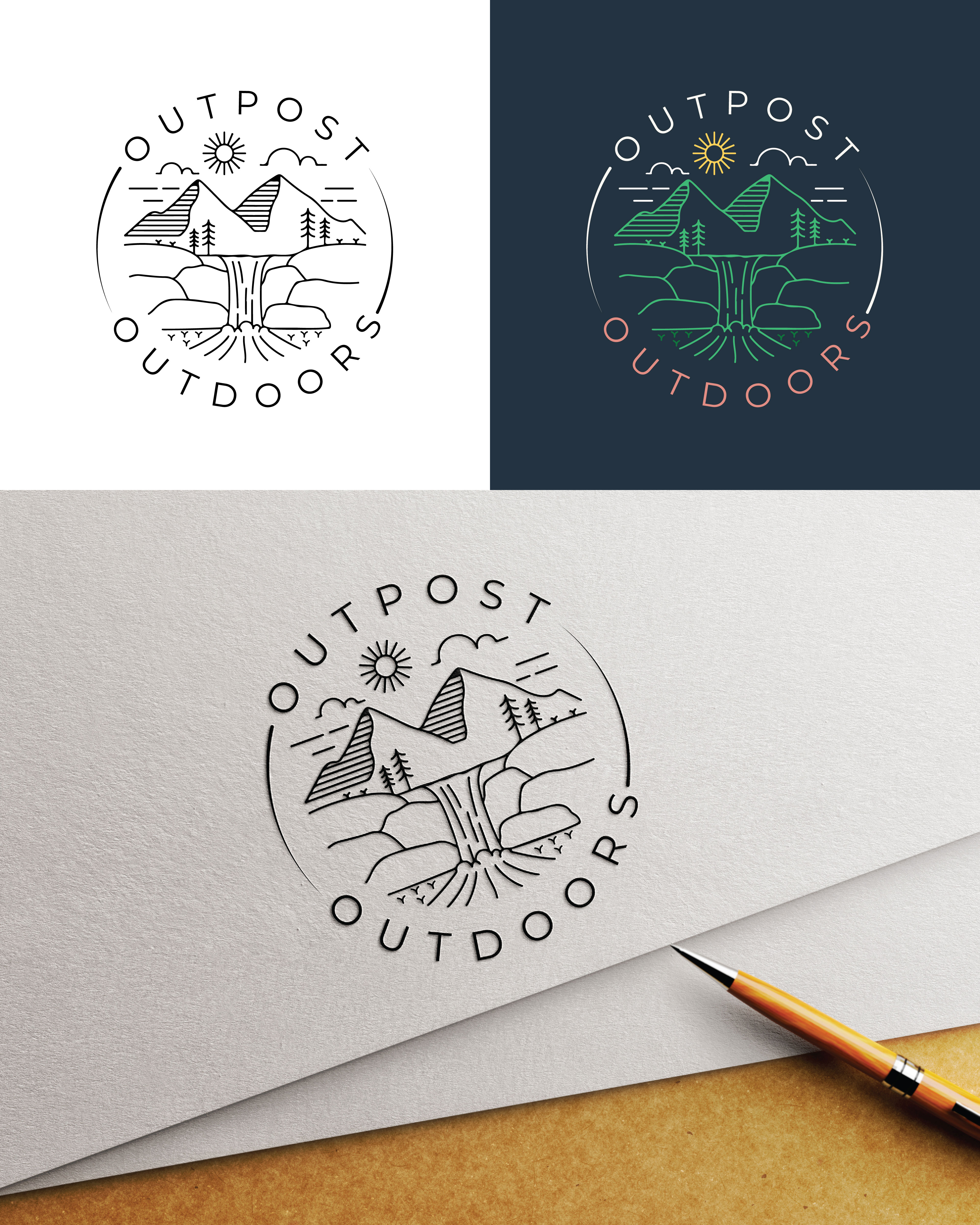 Logo Design by Deep Agheda for The Outpost | Design #30657390