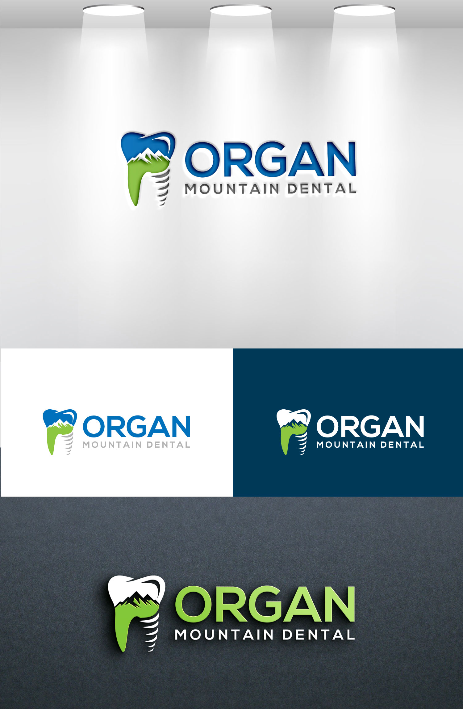 Logo Design by Mi Design1 for Organ Mountain Dental | Design #30652166