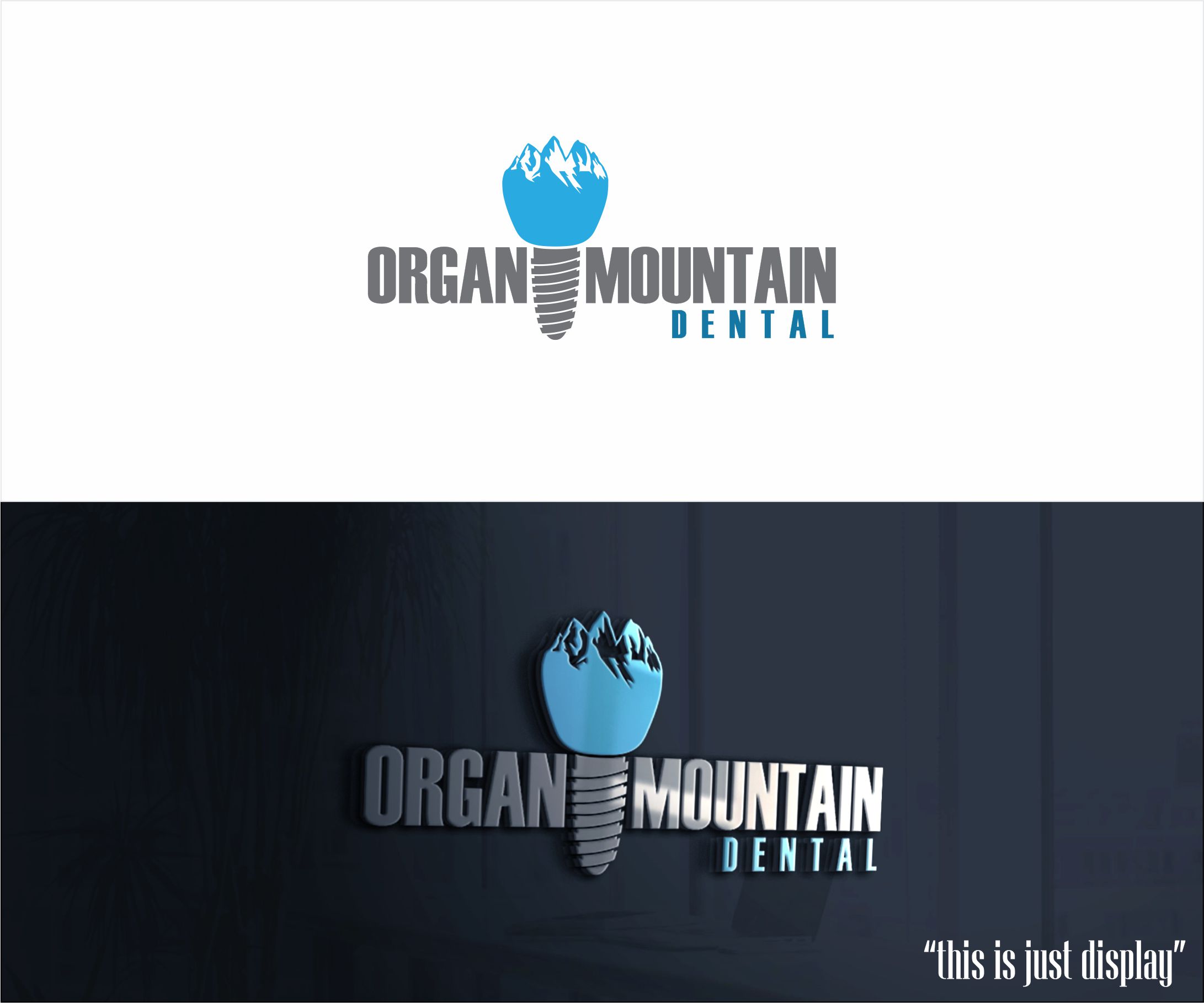 Diseño de Logo por alkaline para Organ Mountain Dental | Diseño #30647458