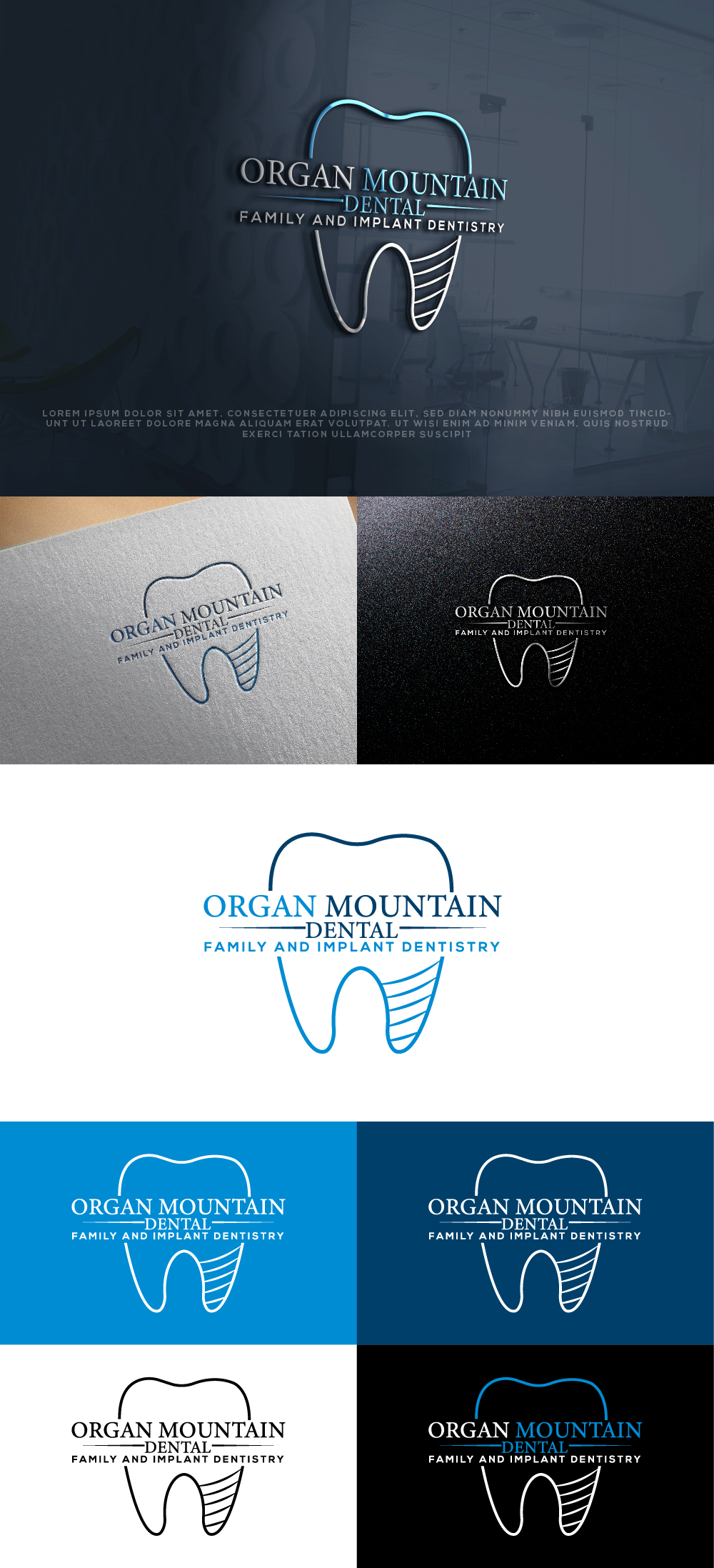 Logo Design by AlphabetZero.co.uk for Organ Mountain Dental | Design #30768420