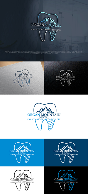 Logo Design by AlphabetZero.co.uk for Organ Mountain Dental | Design: #30768421