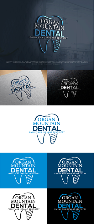 Diseño de Logo por Ayub Zafar para Organ Mountain Dental | Diseño: #30778854