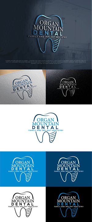 Logo Design by AlphabetZero.co.uk for Organ Mountain Dental | Design: #30778856