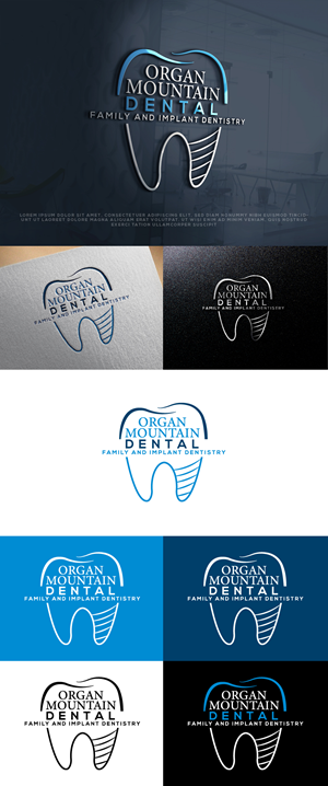 Logo Design by AlphabetZero.co.uk for Organ Mountain Dental | Design: #30778857