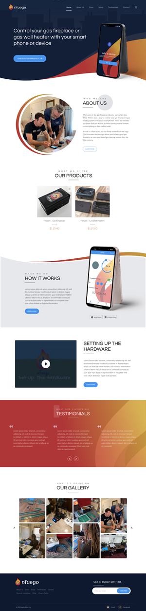 Wix-Design von Lahiru Nanayakkara für dieses Projekt | Design: #30691573