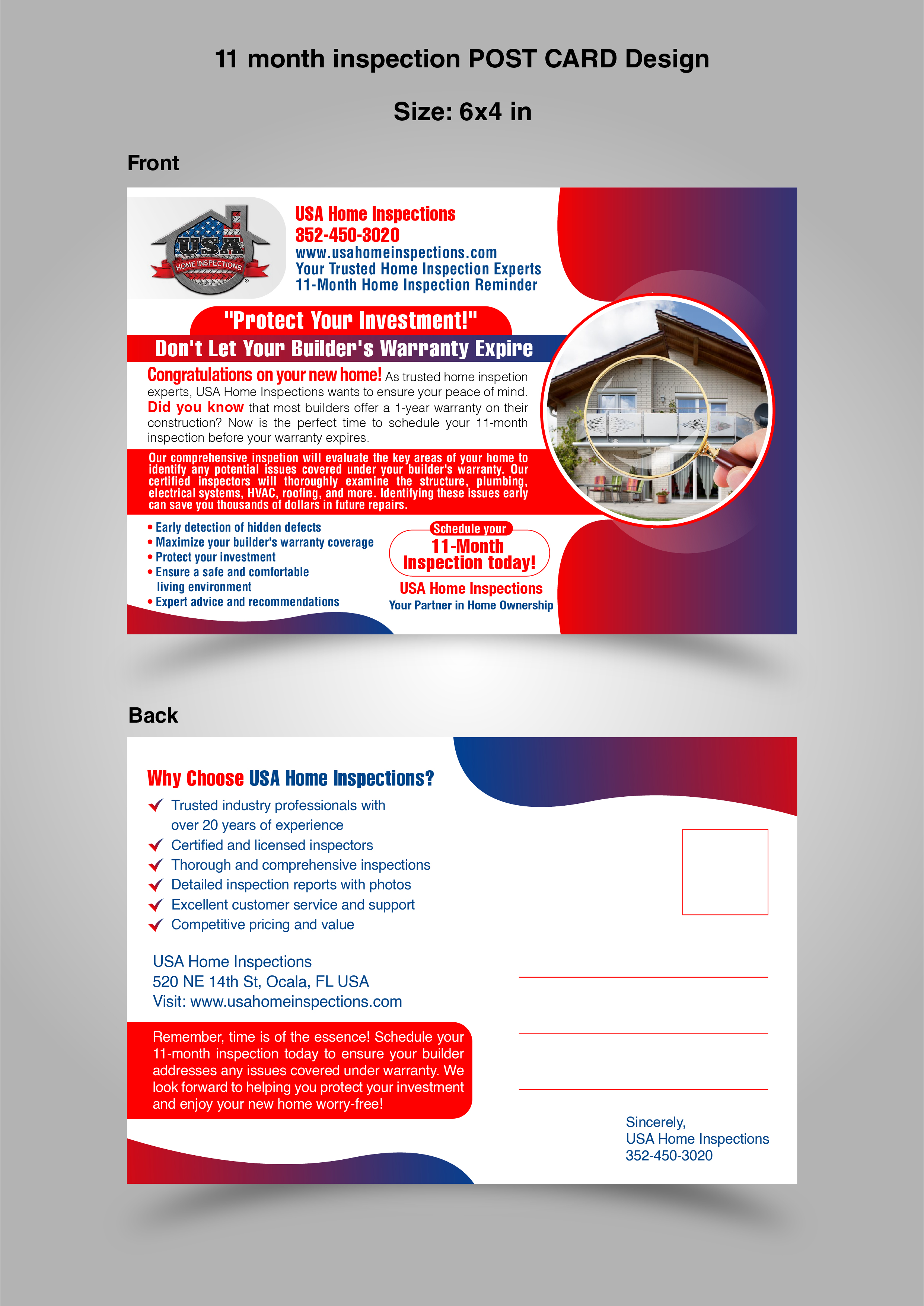 Postcard Design by UsamaIjaz for this project | Design #30661939