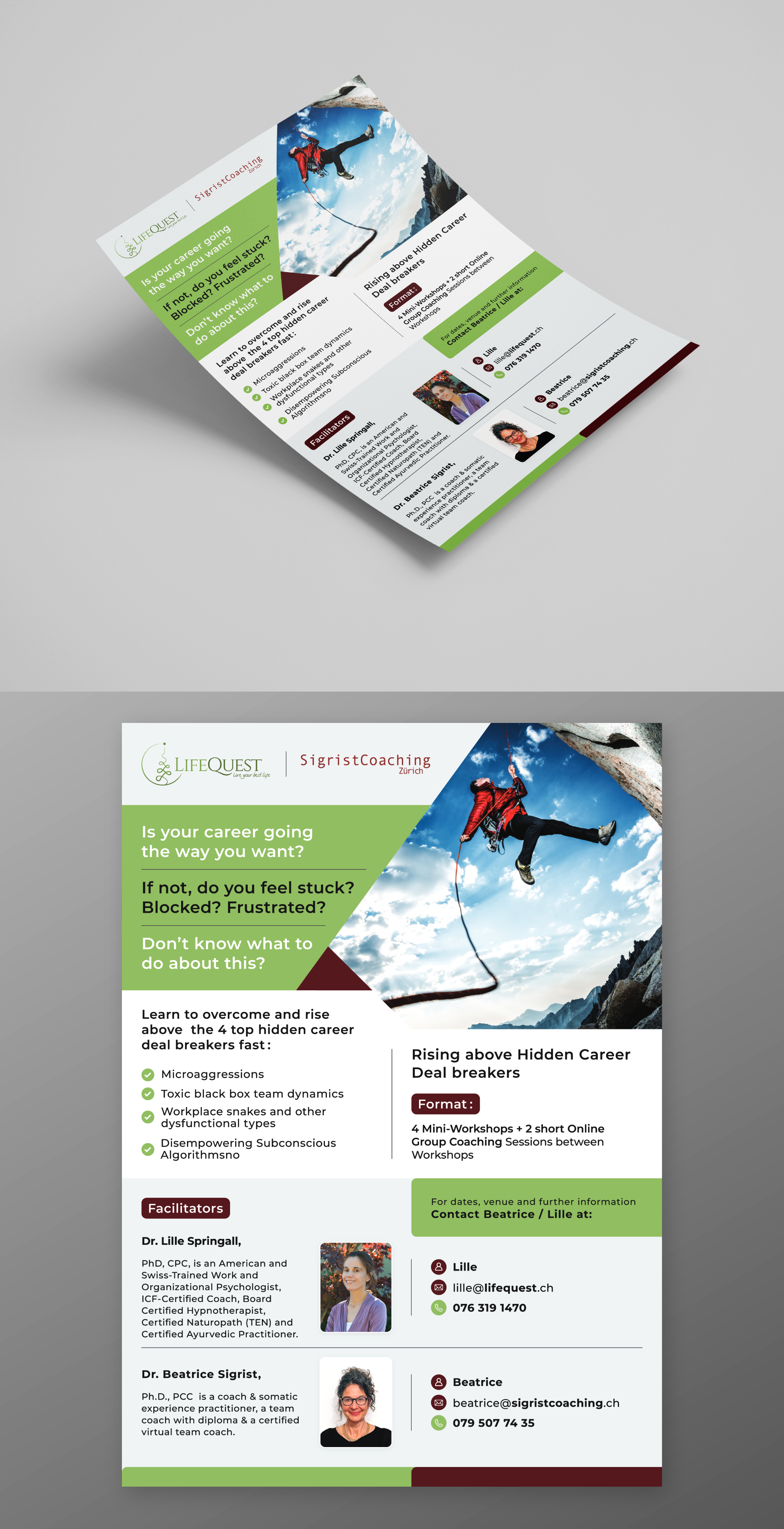 Flyer Design by KreativeMadz for LifeQuest | Design #30669930