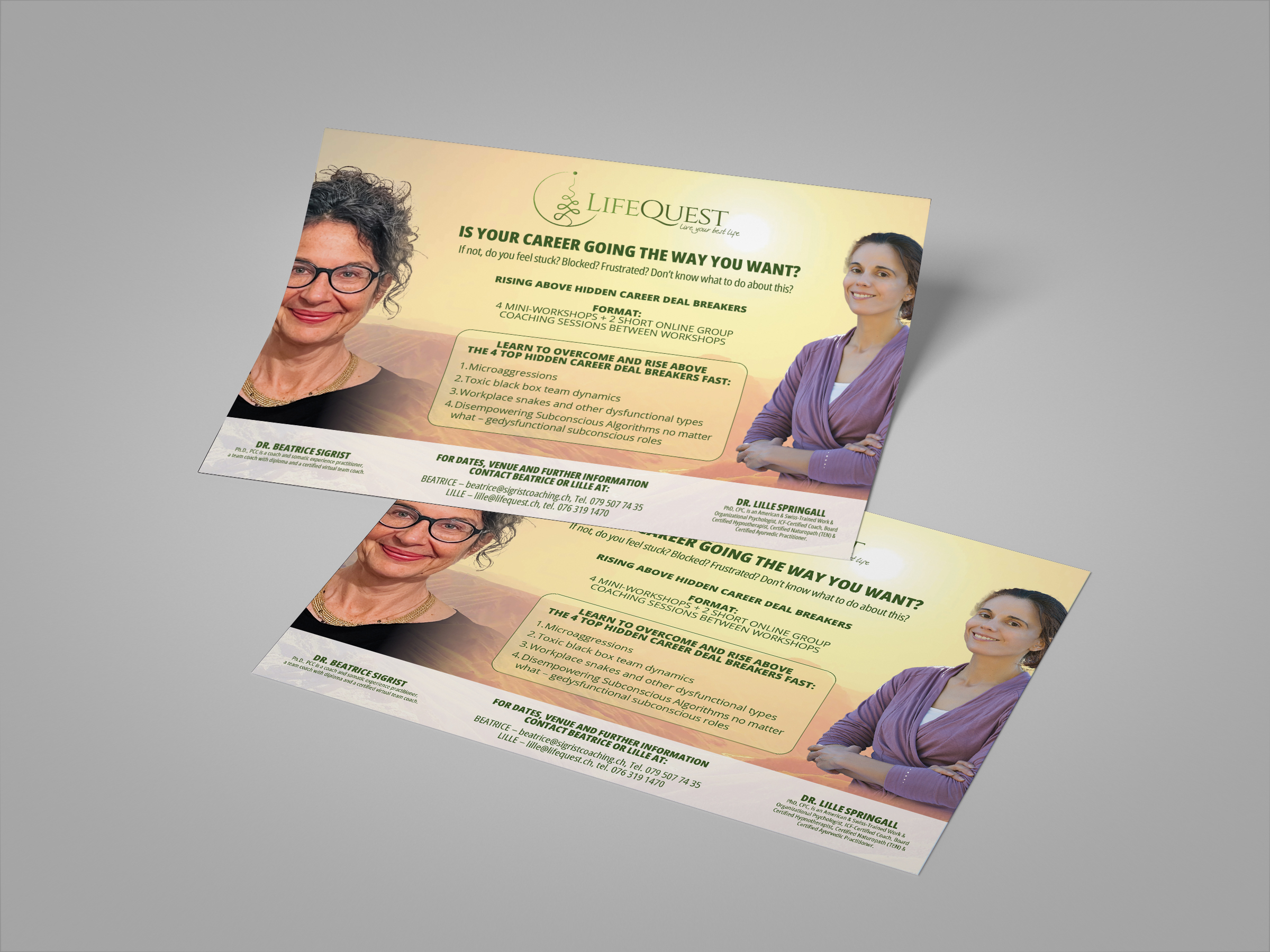 Flyer Design by MarkoE for LifeQuest | Design #30656469