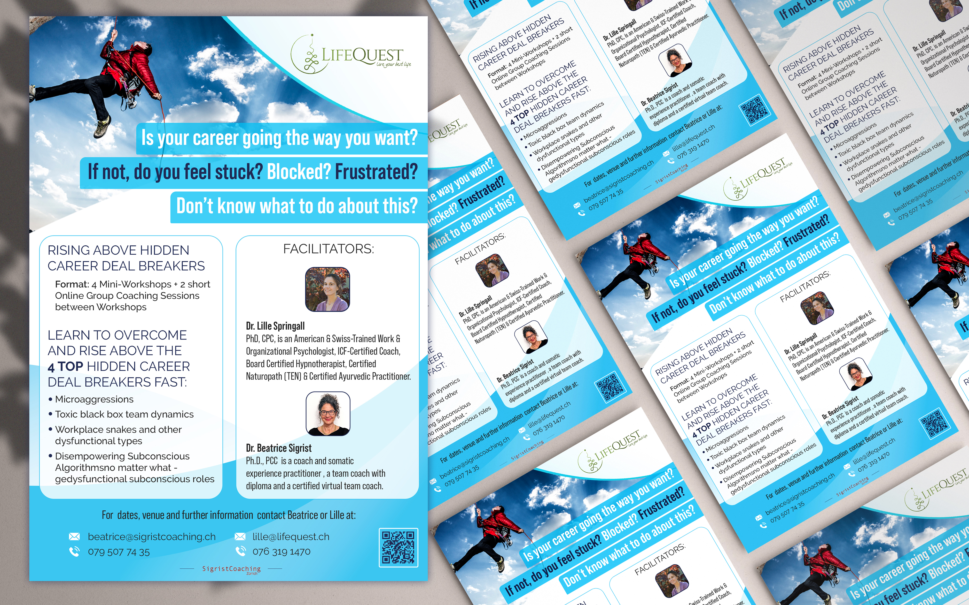 Flyer Design by Tomi and Edó for LifeQuest | Design #30670112