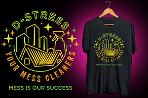 Diseño de Camiseta por Erdie Tadeo para D-Stress Your Mess Cleaners  | Diseño: #30662683