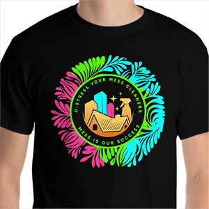 Diseño de Camiseta por Yakuza20 para D-Stress Your Mess Cleaners  | Diseño: #30662443