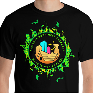 Diseño de Camiseta por Yakuza20 para D-Stress Your Mess Cleaners  | Diseño: #30662500