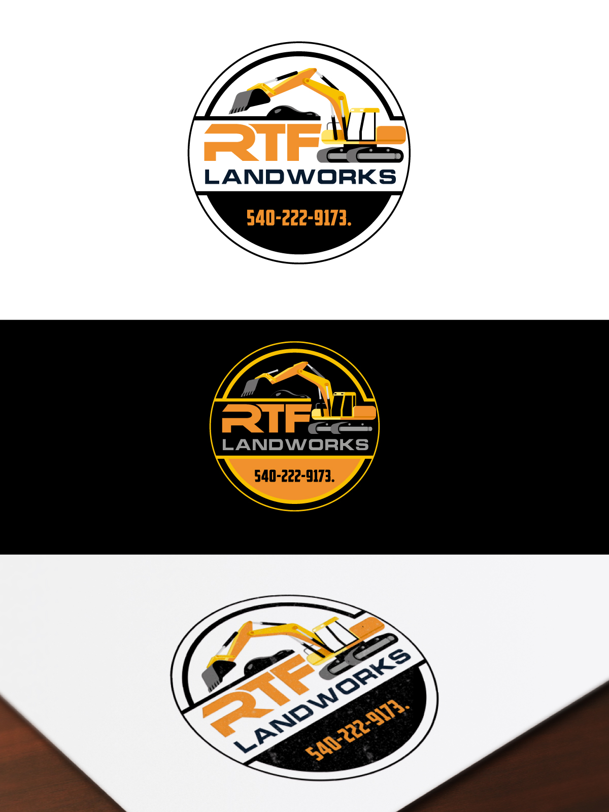 Diseño de Logo por Farhad Kreative para RTF LandWorks | Diseño #30659464