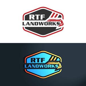 Logo Design by Gattuso Heating for RTF LandWorks | Design #30661861