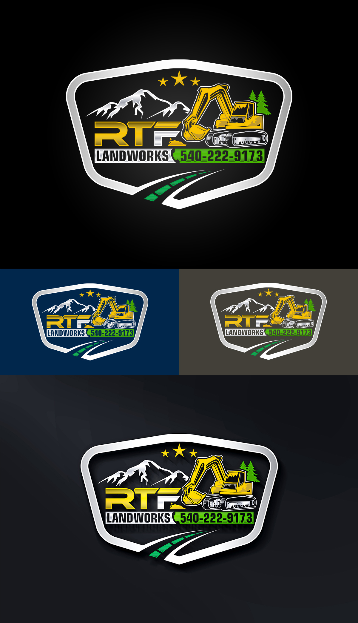 Logo Design by Imran_me for RTF LandWorks | Design #30660449