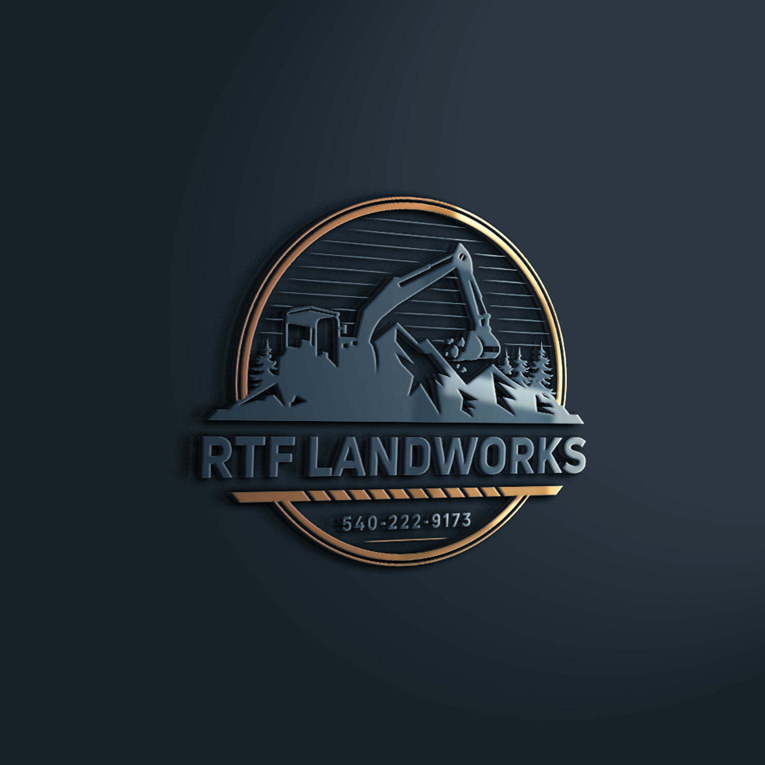 Logo Design by EnaGraph for RTF LandWorks | Design #30657532