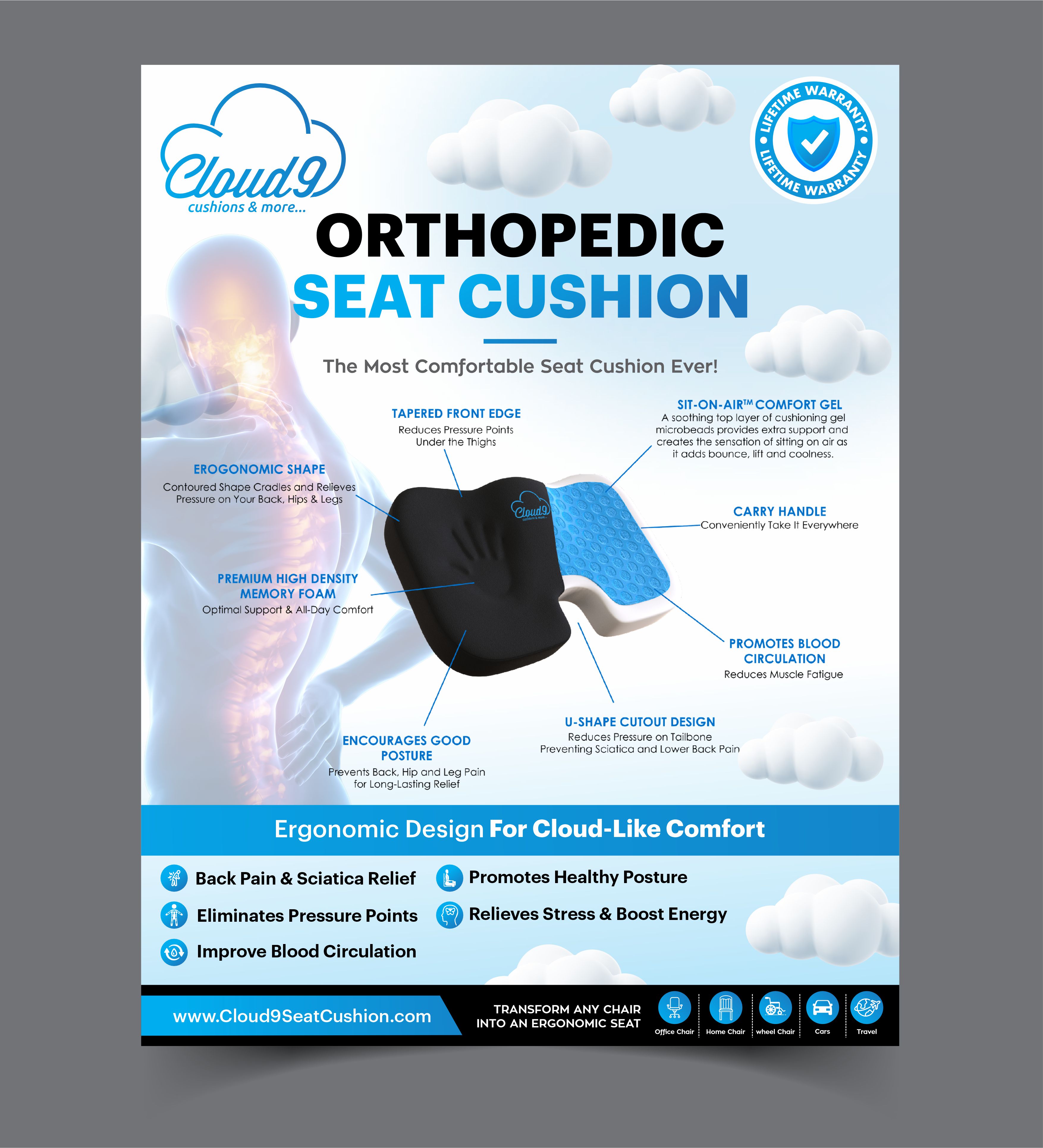 Design Emballage par SAMPA DUARI pour Cloud 9 Cushions & More | Design #30660825