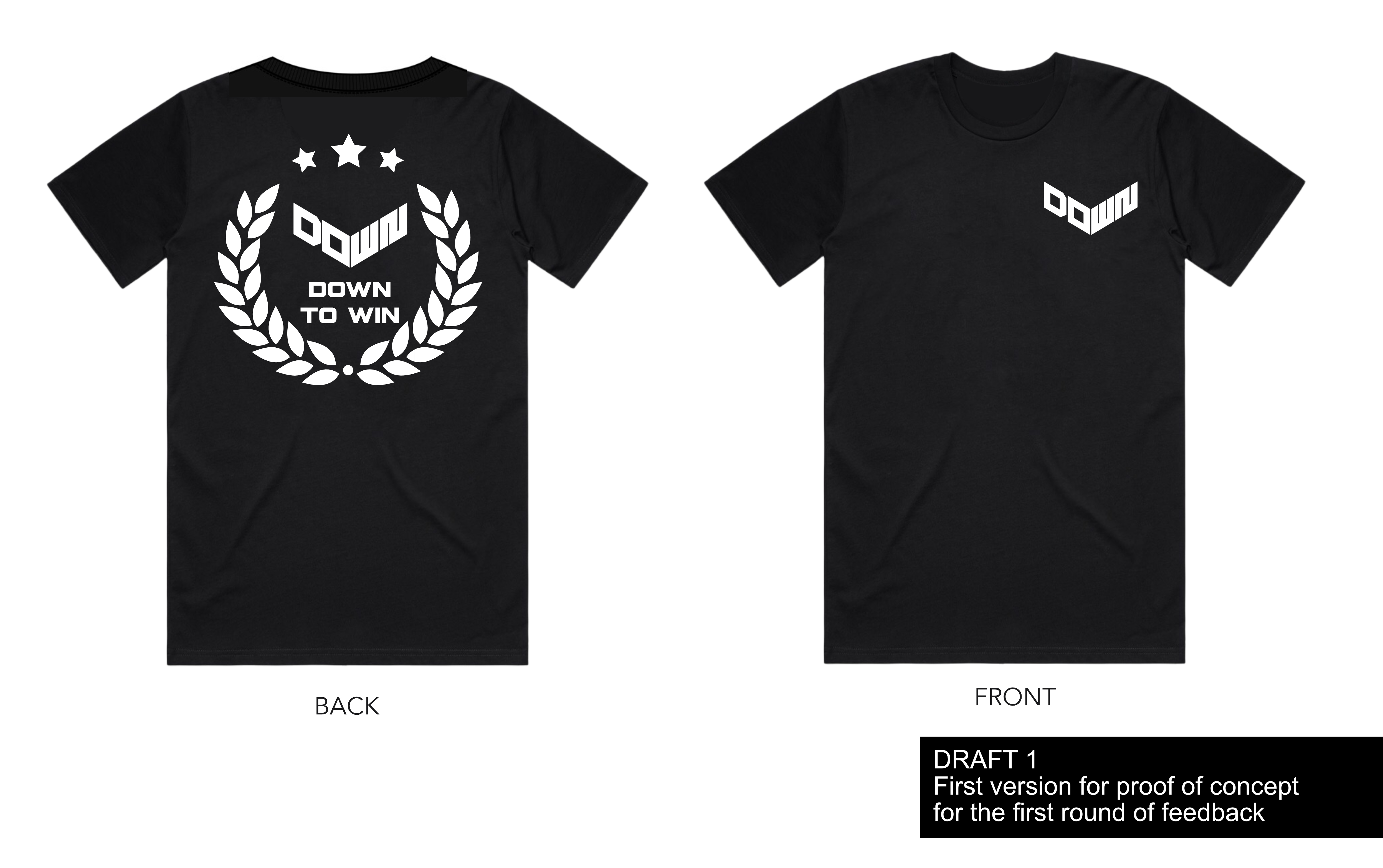 T-shirt Design by AnninWonderland for DOWN APPAREL | Design #30673951