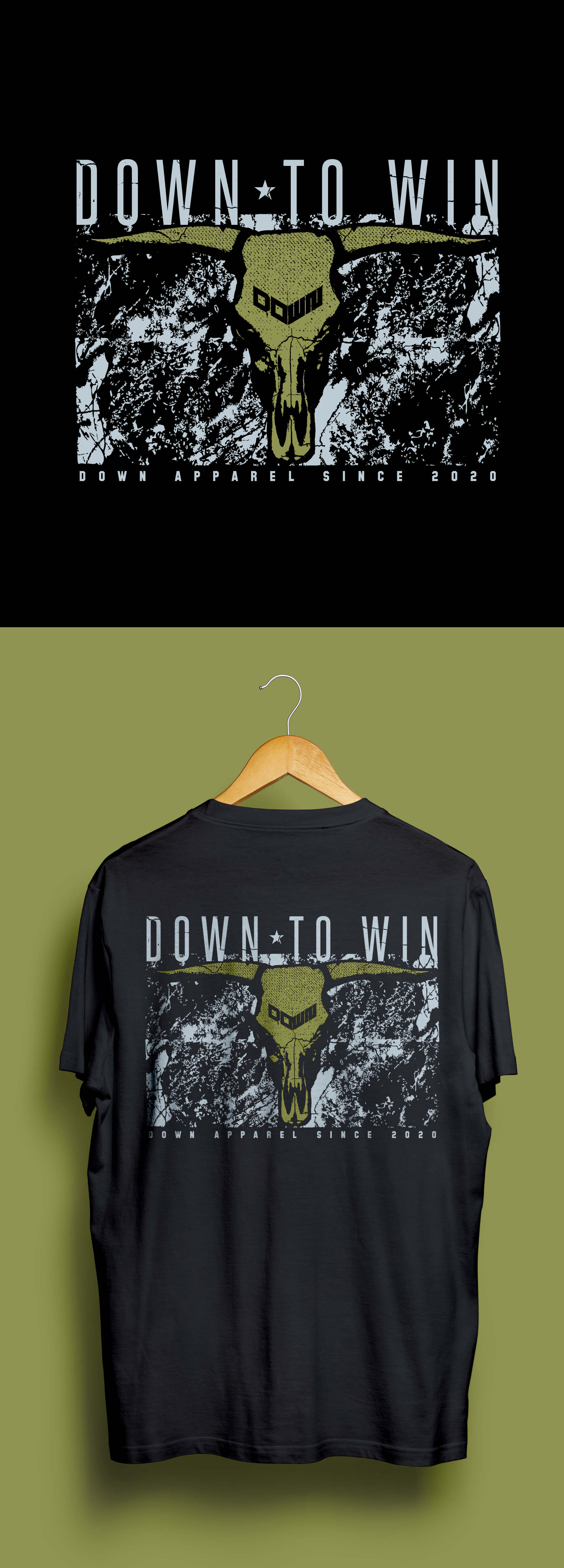 T-shirt Design by Oleksandr Tovarkov for DOWN APPAREL | Design #30665651