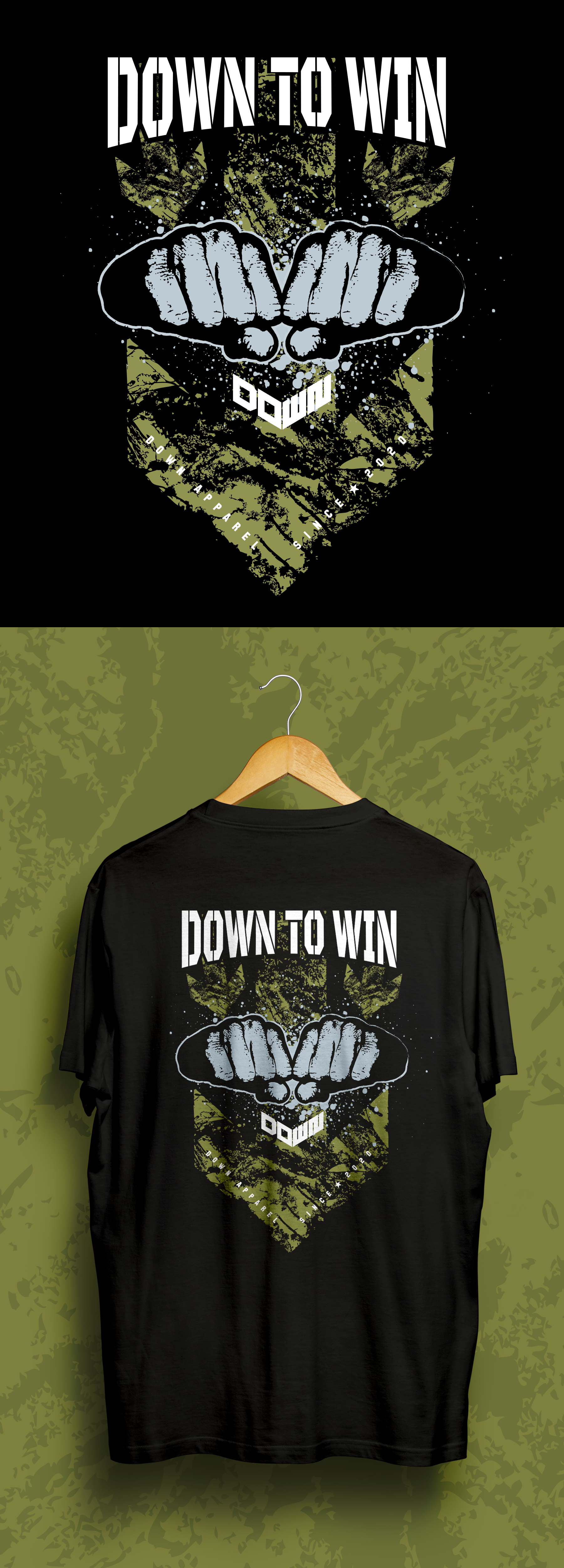 T-shirt Design by Oleksandr Tovarkov for DOWN APPAREL | Design #30666052