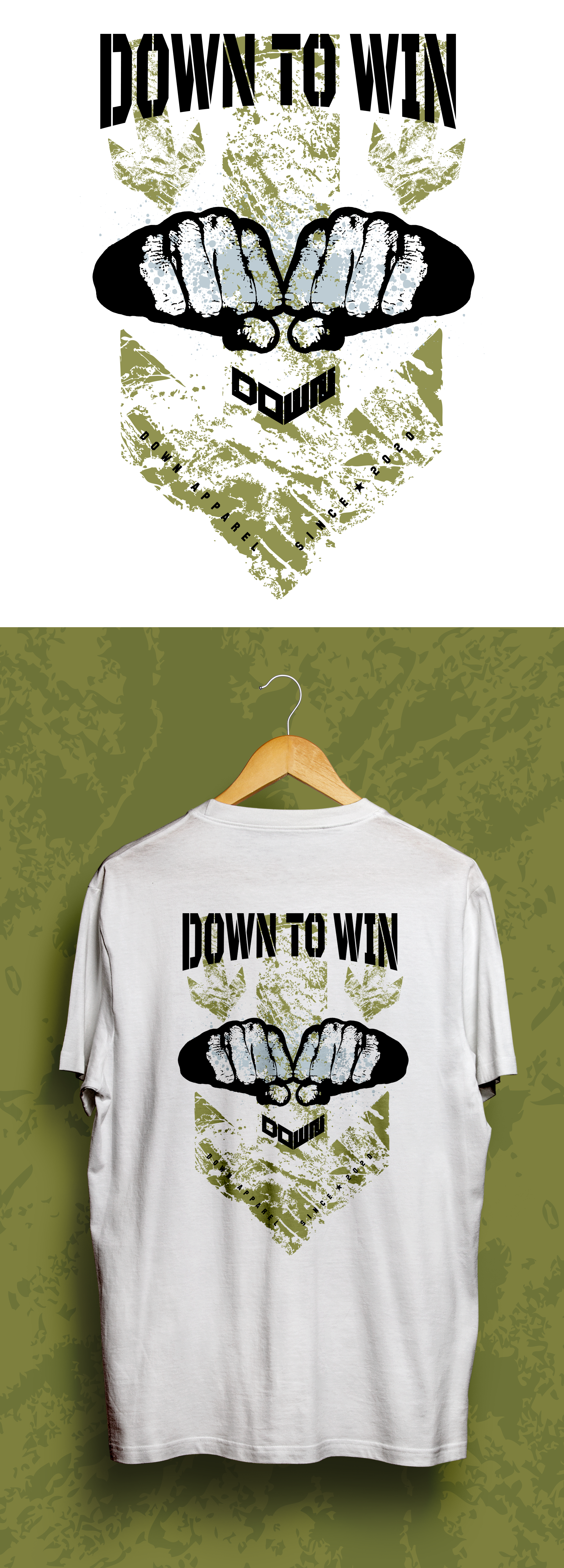 T-shirt Design by Oleksandr Tovarkov for DOWN APPAREL | Design #30666068