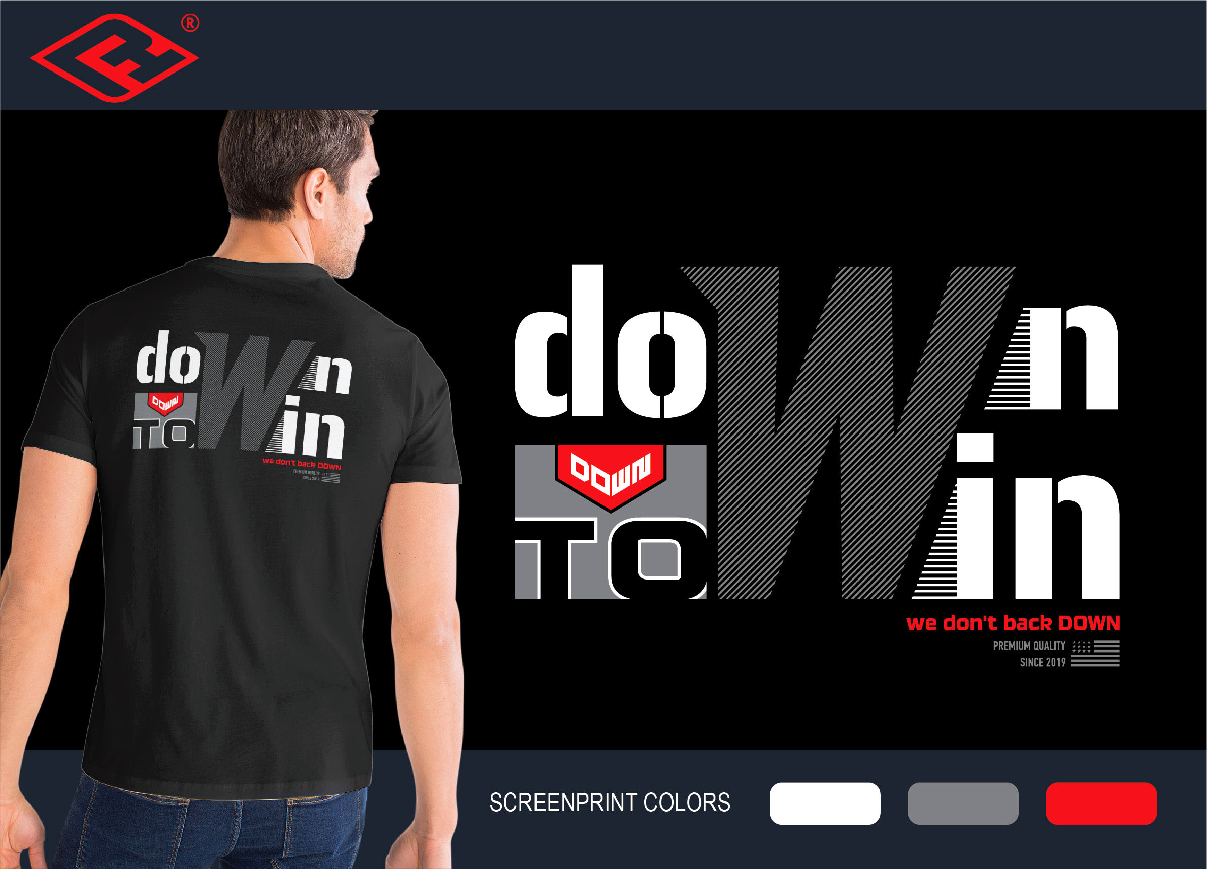 T-shirt Design by rickyxdesign for DOWN APPAREL | Design #30668199