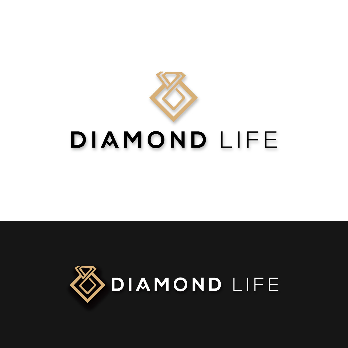 Logo Design by Rani Bilkiss for diamondLife | Design #30704065