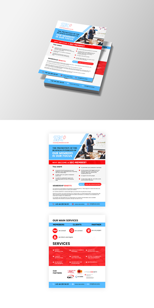 Flyer Design by Design Motion for Handelskammer Schweiz - Mitteleuropa (SEC) | Design: #30695457