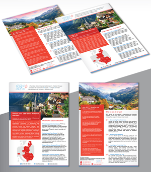 Diseño de Flyer por creativemood438 para Handelskammer Schweiz - Mitteleuropa (SEC) | Diseño: #30996989