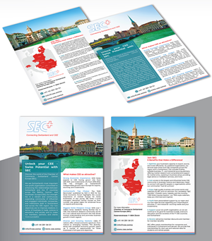 Diseño de Flyer por creativemood438 para Handelskammer Schweiz - Mitteleuropa (SEC) | Diseño: #31028672