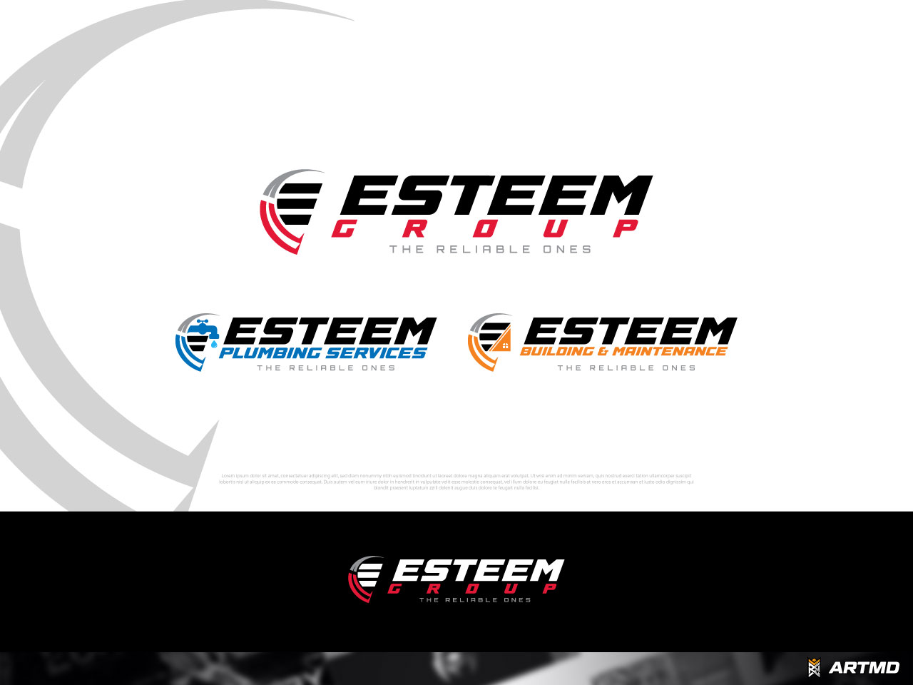 Logo Design by ARTMD for The Esteem Group | Design #30678577