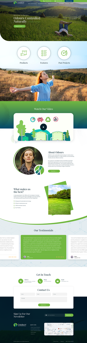 Web Design by Hussan for this project | Design: #30691719