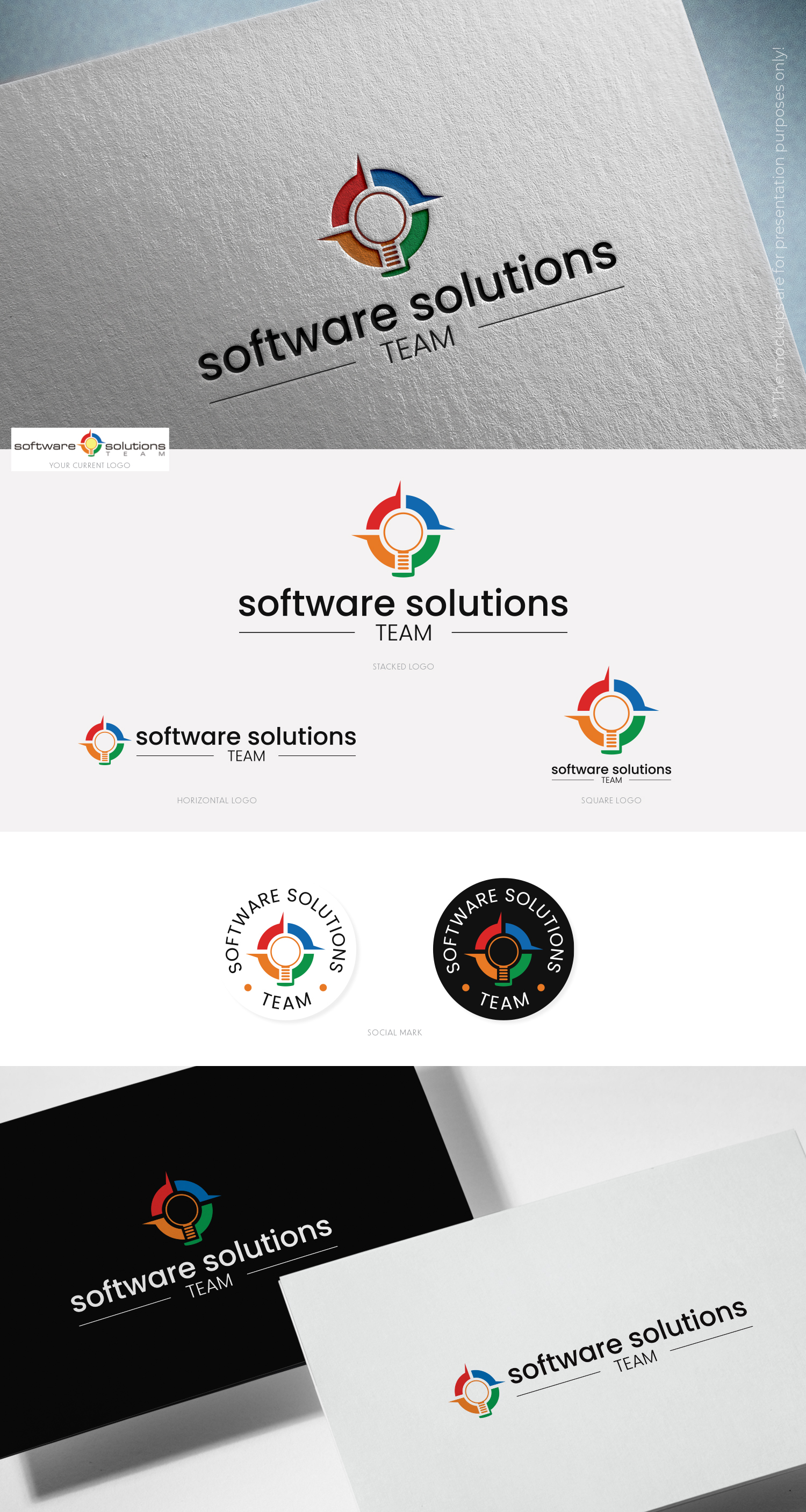 Logo Design by designbysy for Software Solutions Team | Design #30707705