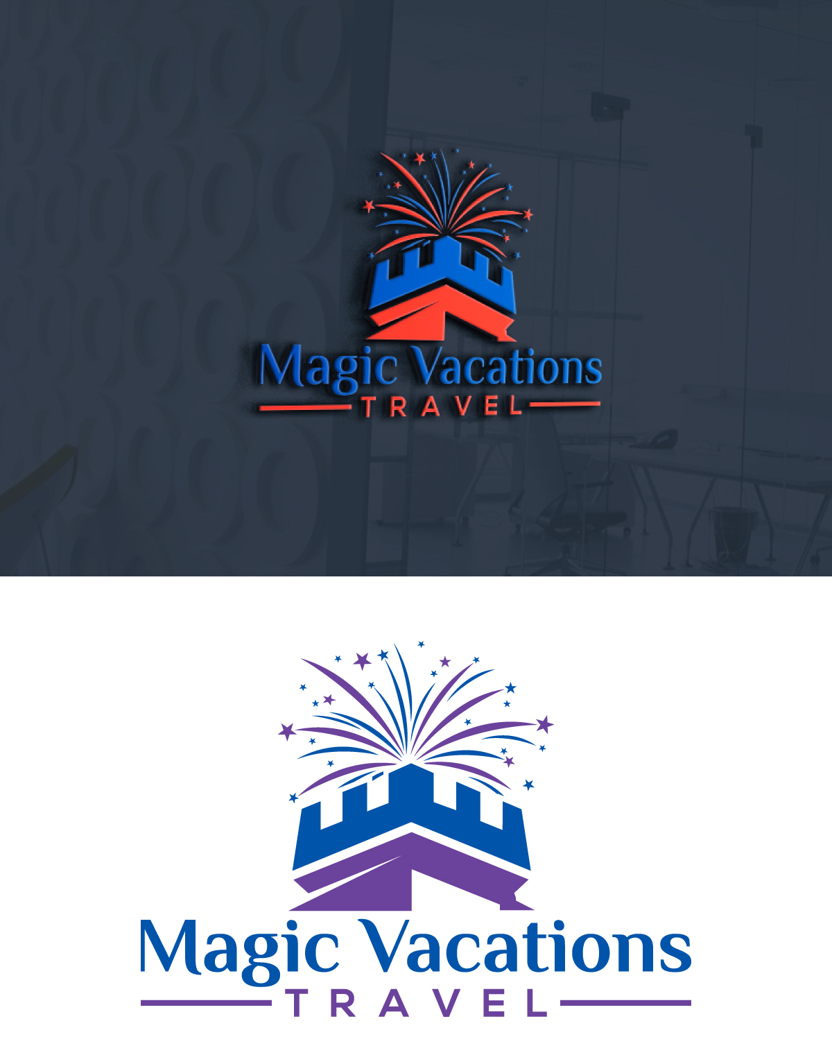 Logo Design by naeem mollah for Magic Vacations Travel | Design #30683787