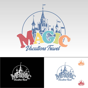 Logo Design by RYAN GENE for Magic Vacations Travel | Design: #30736522
