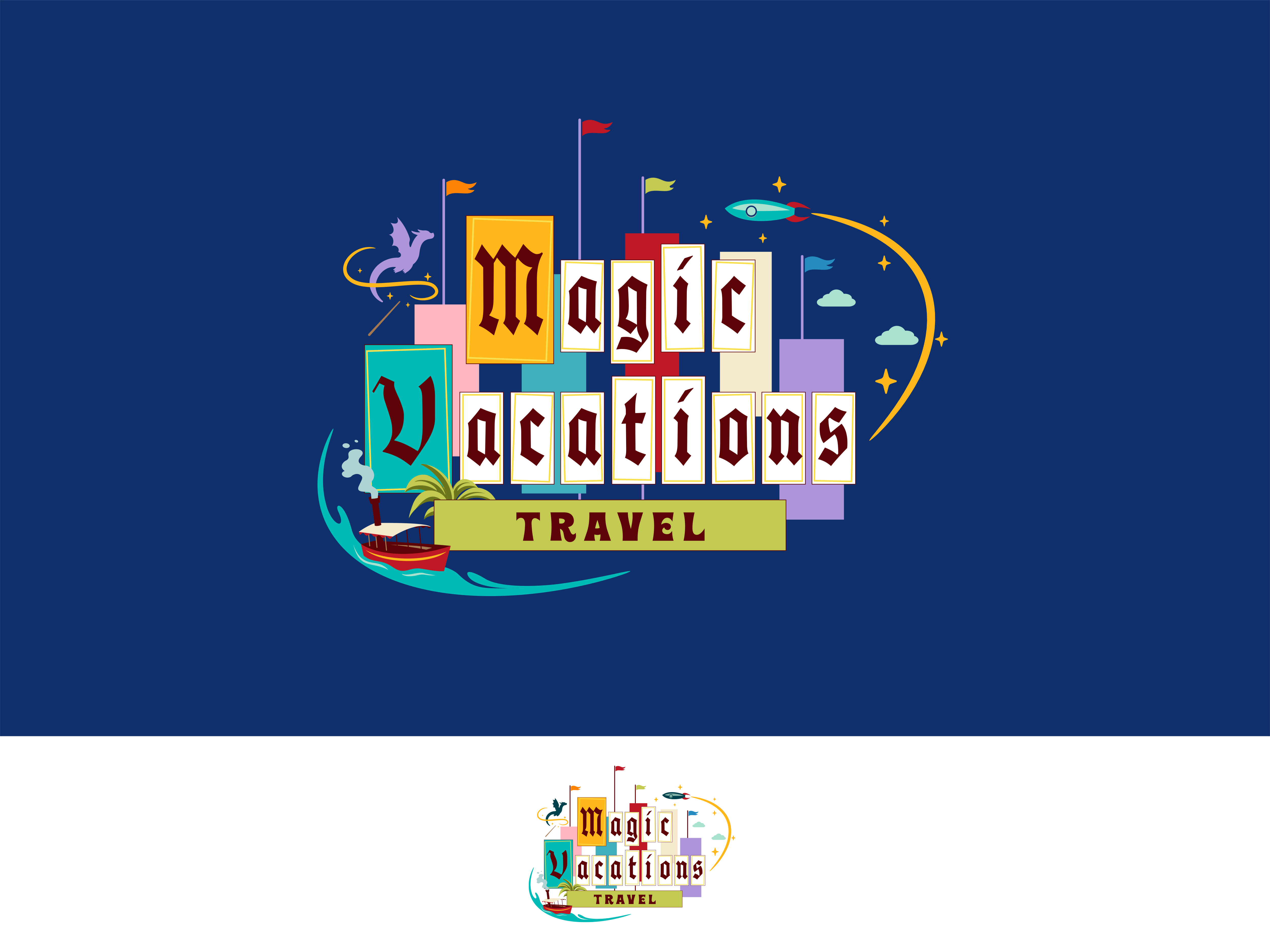 Logo Design by ArtTank for Magic Vacations Travel | Design #30734846