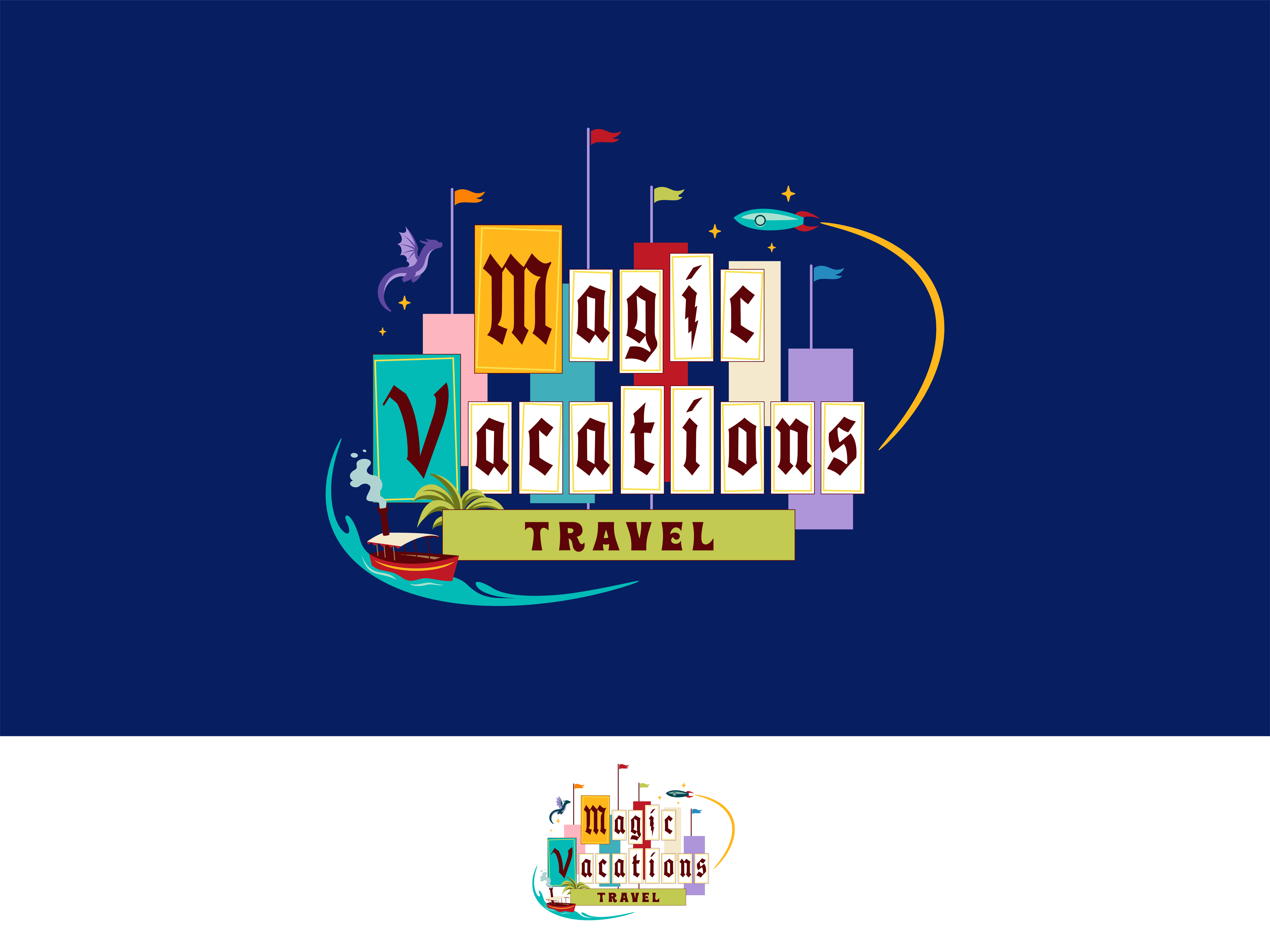 Logo Design by ArtTank for Magic Vacations Travel | Design #30742070